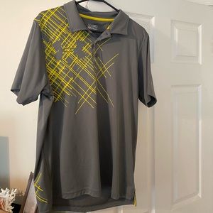Under Armour Men’s Heatgear Fitted Large Polo. Golf shirt. Excellent condition.